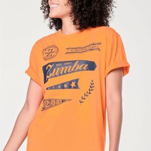 Zumba Orange Graphic T-Shirt
